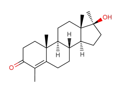 17β-hydroxy-4,17-dimethyl-4-androsten-3-one